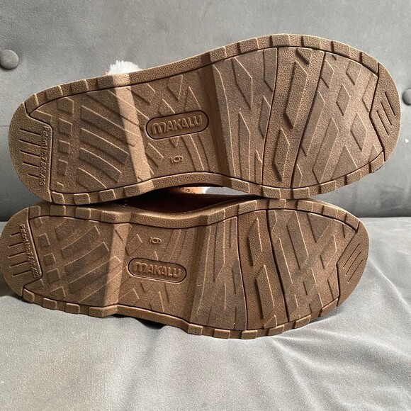 Makalu women's size 6 Gabrielle Chesnut textile/faux fur upper boots - Picture 4 of 9